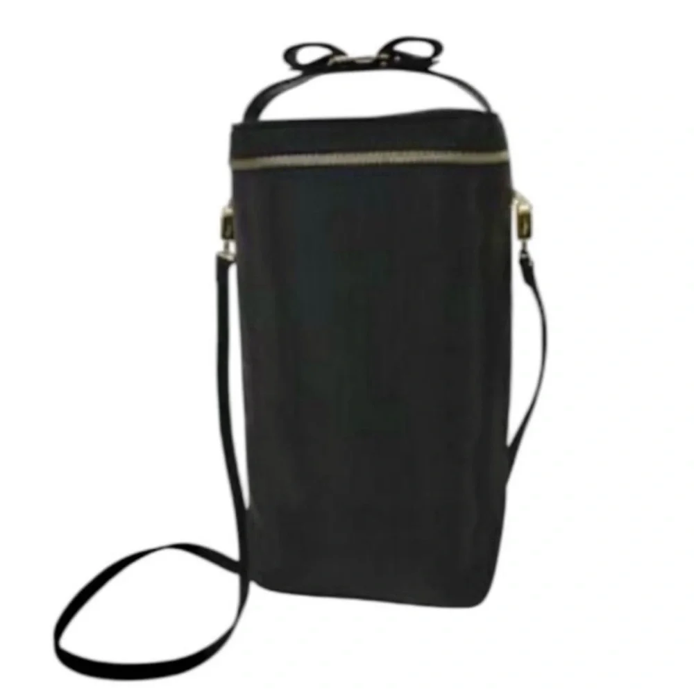 Salvatore Ferragamo Vintage Black Grosgrain Vara Bow Shoe, Shoulder Bag